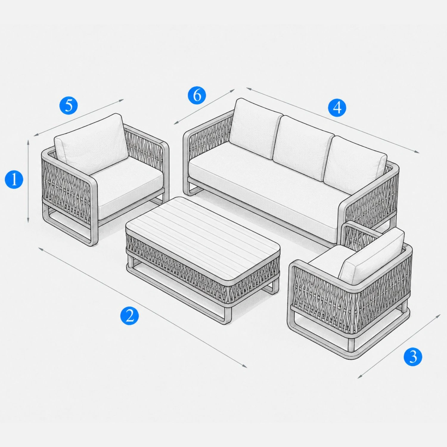 Custom Made Lounge Setting Cover