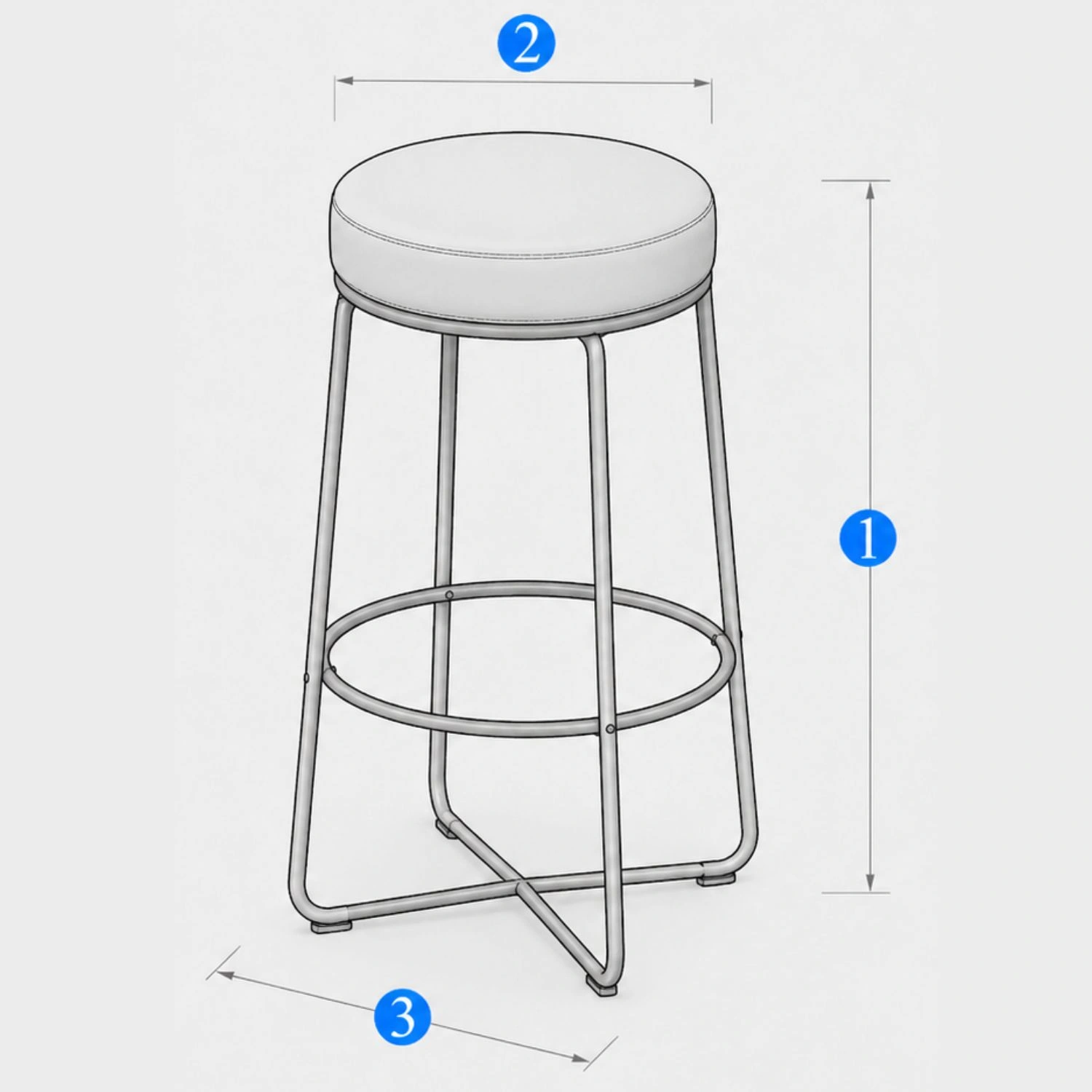 Custom Made Stool Cover